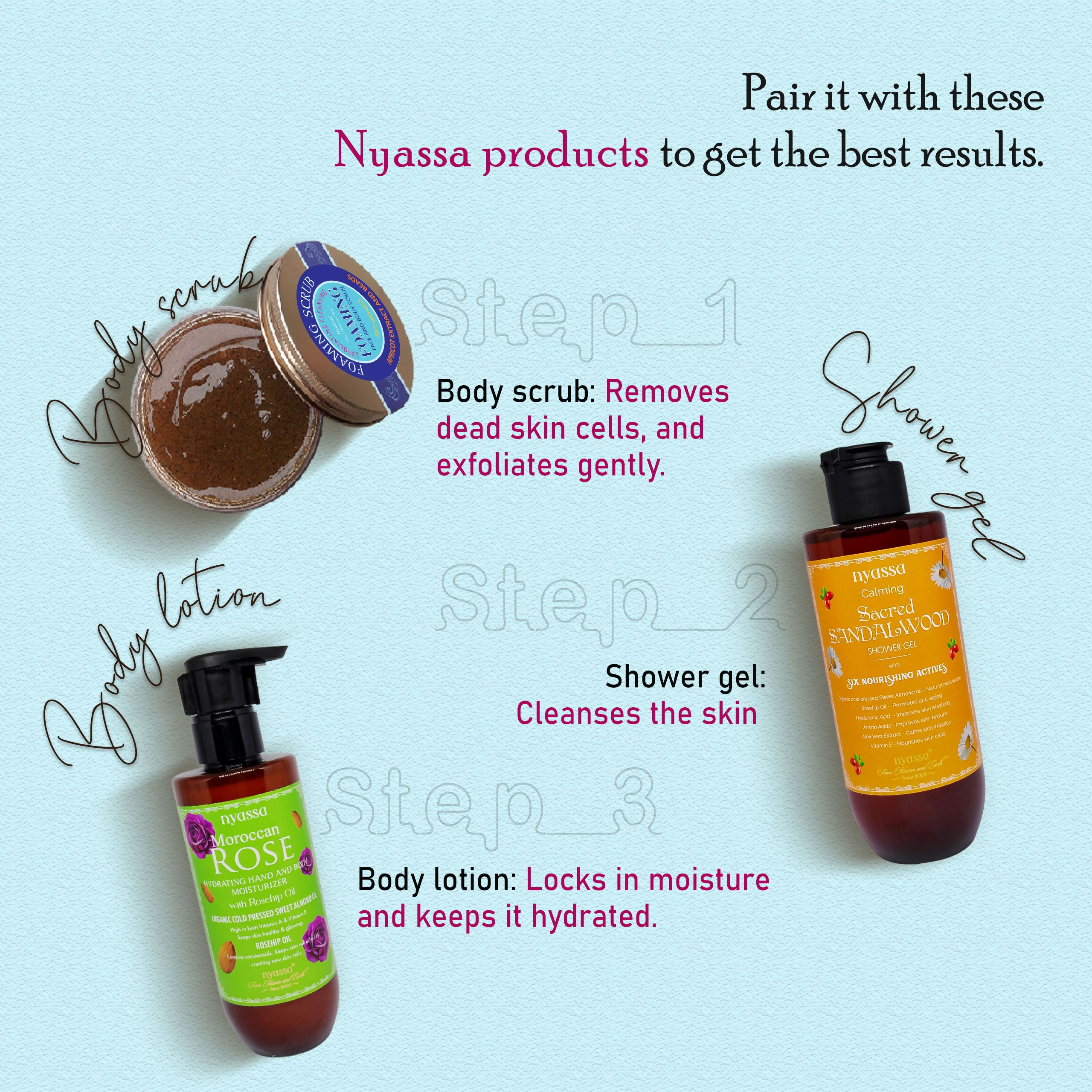 Nyassa Moroccan Rose Hand And Body Moisturizer | Grocsy