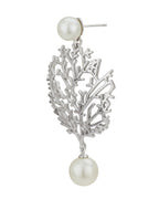 Gold & Silver Polished Fancy Drop Earring For Women - Wahe Jewels - Swadesiicart