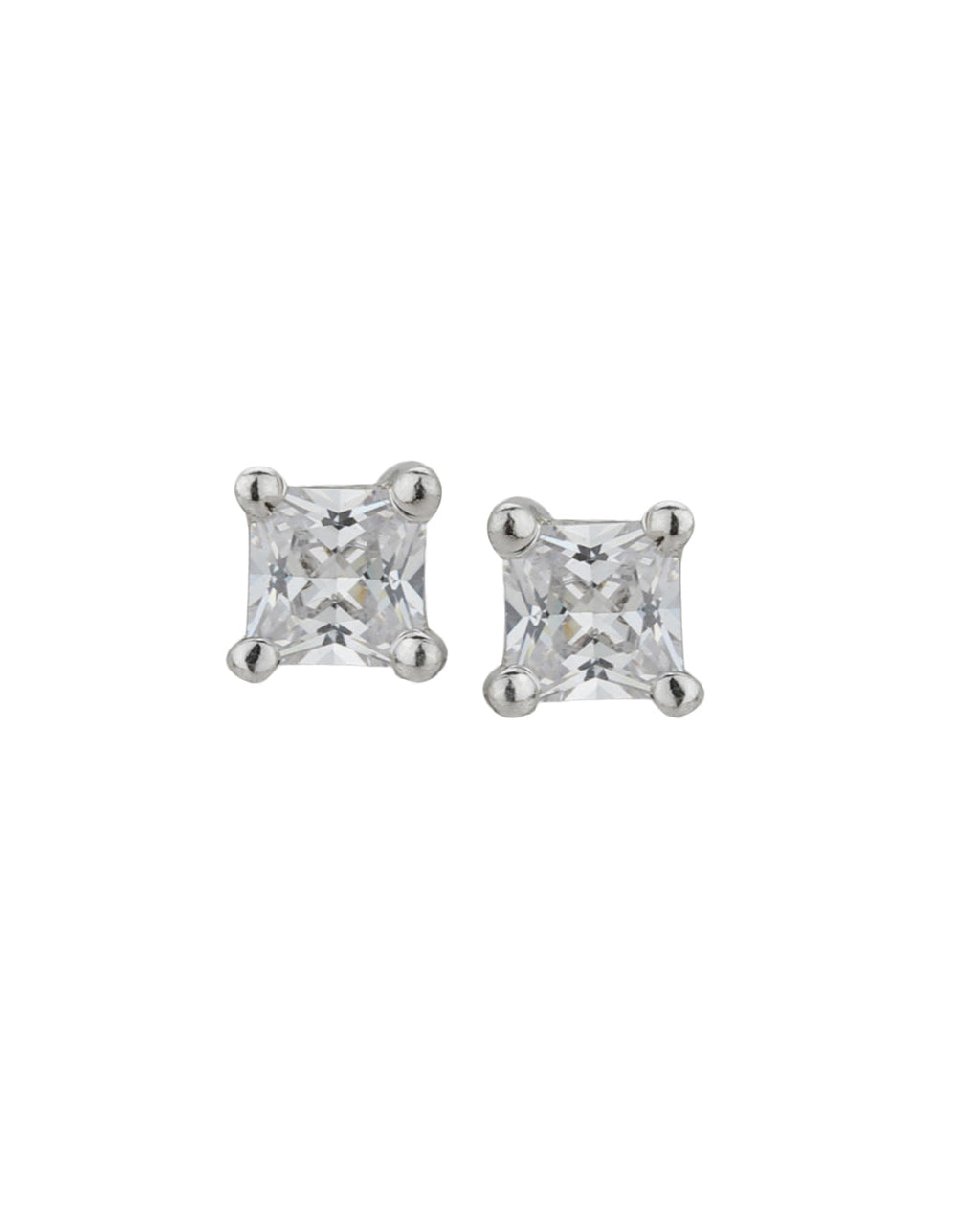 Rose Gold-Polished Cz Contemporary Stud Earring For Women - Wahe Jewels - Swadesiicart