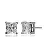 Gold-Polished Cz Square Drop Earring For Women - Wahe Jewels - Swadesiicart