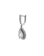 Gold-Polished Contemporary Drop Earring With Dangling Cz Stone - Wahe Jewels - Swadesiicart