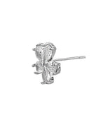 Set Of 3 Gold-Polished Cz Stud Earring For Women - Wahe Jewels - Swadesiicart