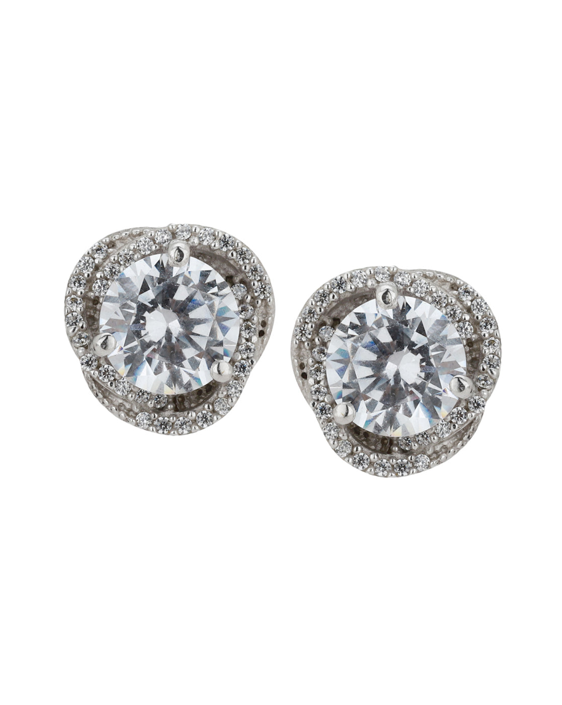 Gold-Polished Stylish Half Hoop Earring For Women - Wahe Jewels - Swadesiicart
