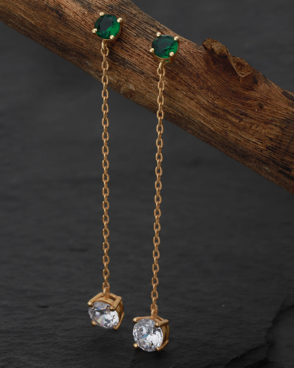 Gold-Polished With Pearl Stylish Drop Earring For Women - Wahe Jewels - Swadesiicart