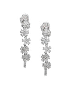 Rhodium Plated Multi-Coloured Cz Ear Cuff Earring For Women - Wahe Jewels - Swadesiicart