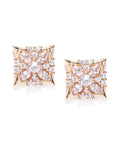 Gold-Polished Contemporary Drop Earring With Dangling Pearl For Women - Wahe Jewels - Swadesiicart