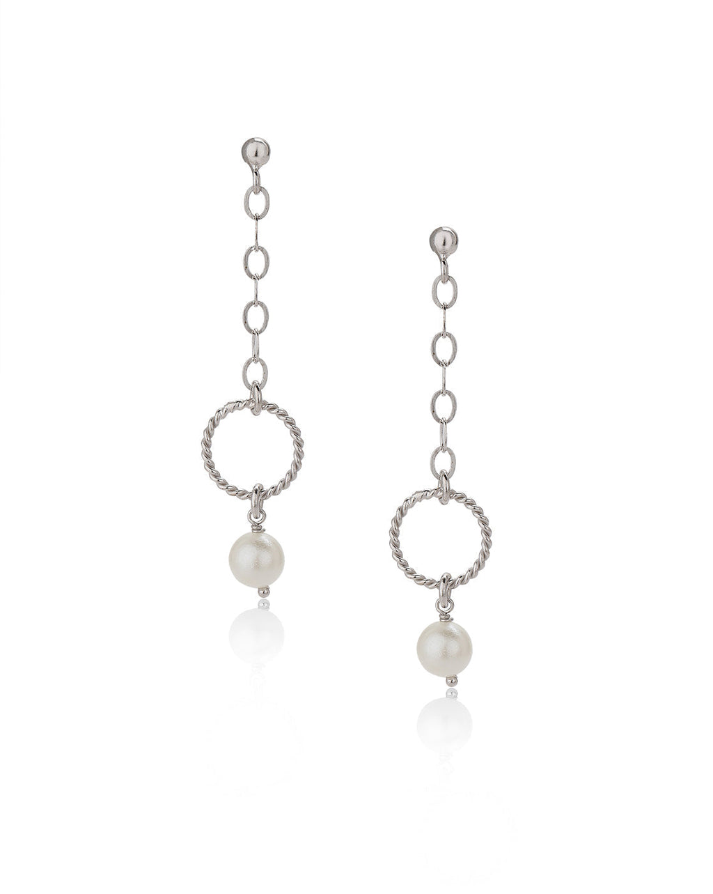 Gold-Polished With Stone Teardrop Drop Earring For Women - Wahe Jewels - Swadesiicart