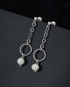 Gold-Polished With Stone Teardrop Drop Earring For Women - Wahe Jewels - Swadesiicart