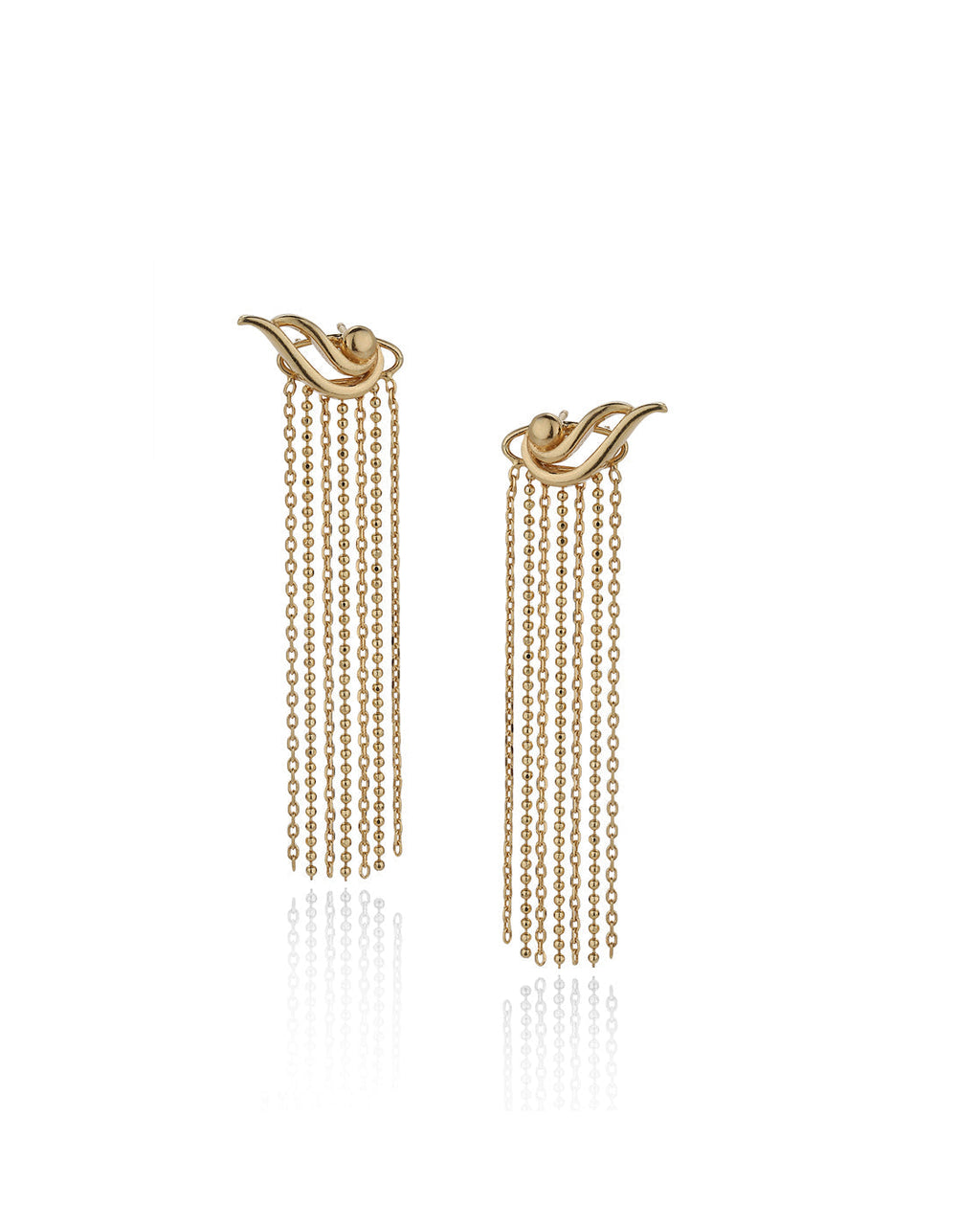 Rhodium Plated Drop Earring With Dangling Pearl For Women - Wahe Jewels - Swadesiicart