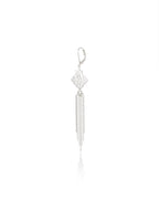 Set Of 2 Rhodium Plated Cz Stud Earring For Women - Wahe Jewels - Swadesiicart