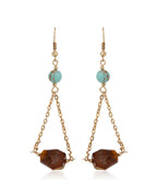 Rhodium Plated With Cz Drop Earring For Women - Wahe Jewels - Swadesiicart