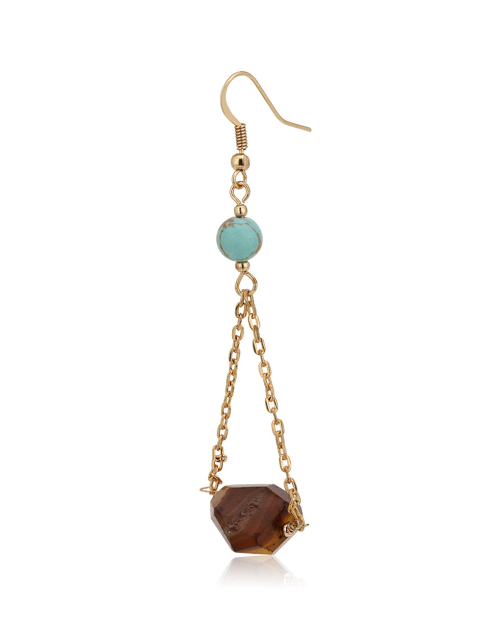 Rhodium Plated With Cz Drop Earring For Women - Wahe Jewels - Swadesiicart