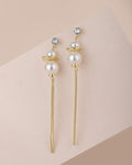 Gold-Polished Butterfly Tasselled Drop Earring For Women - Wahe Jewels - Swadesiicart