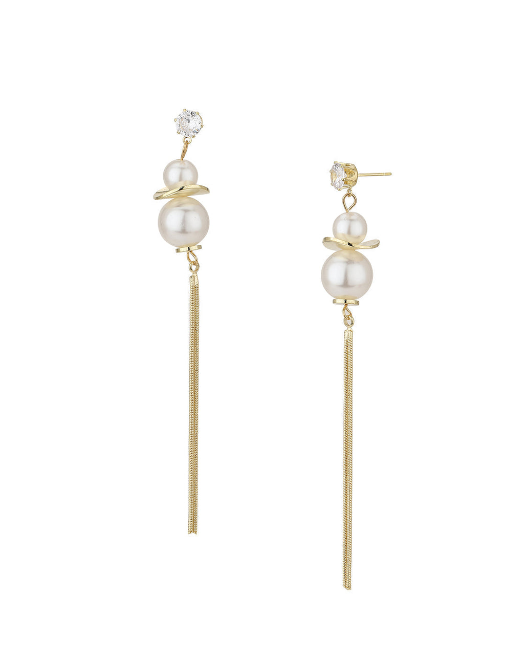 Gold-Polished Butterfly Tasselled Drop Earring For Women - Wahe Jewels - Swadesiicart