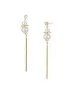 Gold-Polished Butterfly Tasselled Drop Earring For Women - Wahe Jewels - Swadesiicart