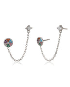 Set Of 6 Cz Contemporary Stud Earring For Women - Wahe Jewels - Swadesiicart