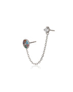 Set Of 6 Cz Contemporary Stud Earring For Women - Wahe Jewels - Swadesiicart