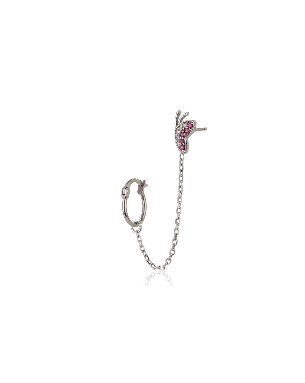 Red & Pink Floral Drop Earrings - Wahe Jewels - Swadesiicart