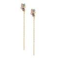 Rhodium Plated Cz Drop Earring For Women - Wahe Jewels - Swadesiicart