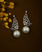 Gold-Polished With Cz Unique Stud Earring For Women - Wahe Jewels - Swadesiicart