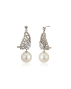 Gold-Polished With Cz Unique Stud Earring For Women - Wahe Jewels - Swadesiicart