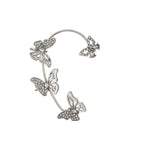 Gold-Polished Contemporary Half Hoop Earring For Women - Wahe Jewels - Swadesiicart