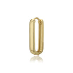 Women'S Gold Western Brass Na Fish Hook Ear Wire Gold-Polished Single Oval Drop Earrings - Wahe Jewels - Swadesiicart