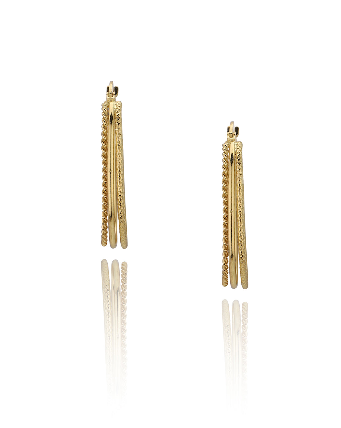 Gold-Polished White Pearl Stud Earring For Women - Wahe Jewels - Swadesiicart