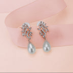 Gold-Polished Navy Blue Stone Circular Stud Earring For Women - Wahe Jewels - Swadesiicart