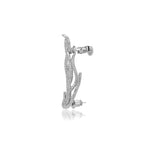 Gold-Polished With Cz Fancy Petite Stud Earring For Women - Wahe Jewels - Swadesiicart