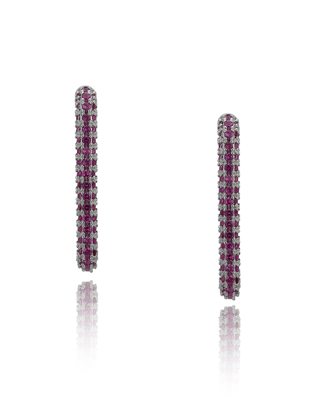 Gold-Polished With Crystal Floral Drop Earring For Women - Wahe Jewels - Swadesiicart
