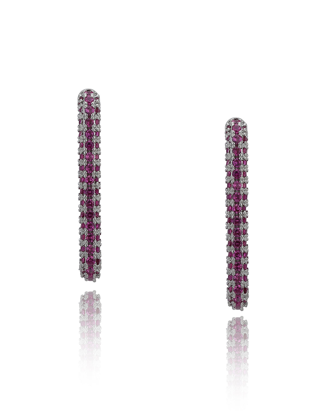 Gold-Polished With Crystal Floral Drop Earring For Women - Wahe Jewels - Swadesiicart