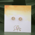 Gold-Polished Cz Pineapple Drop Earring For Women - Wahe Jewels - Swadesiicart