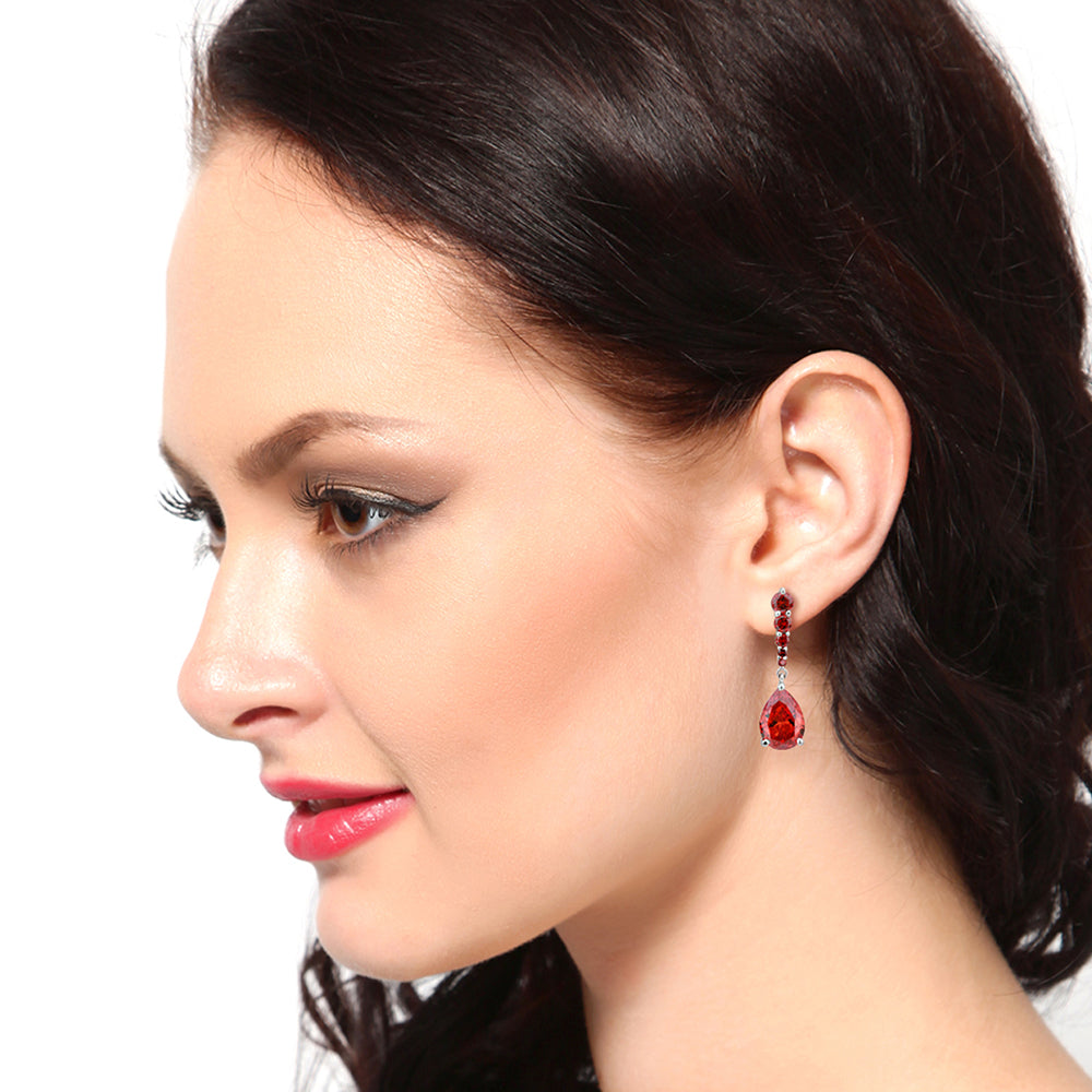 Gold-Polished With Cz Tassel Drop Earring For Women - Wahe Jewels - Swadesiicart