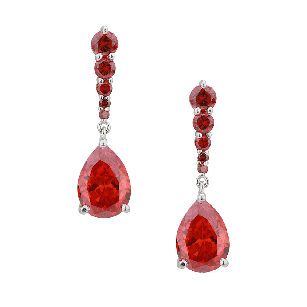 Gold-Polished With Cz Tassel Drop Earring For Women - Wahe Jewels - Swadesiicart