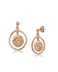 Set Of 2 Gold-Polished With Enamel Stud Earring For Girls - Wahe Jewels - Swadesiicart