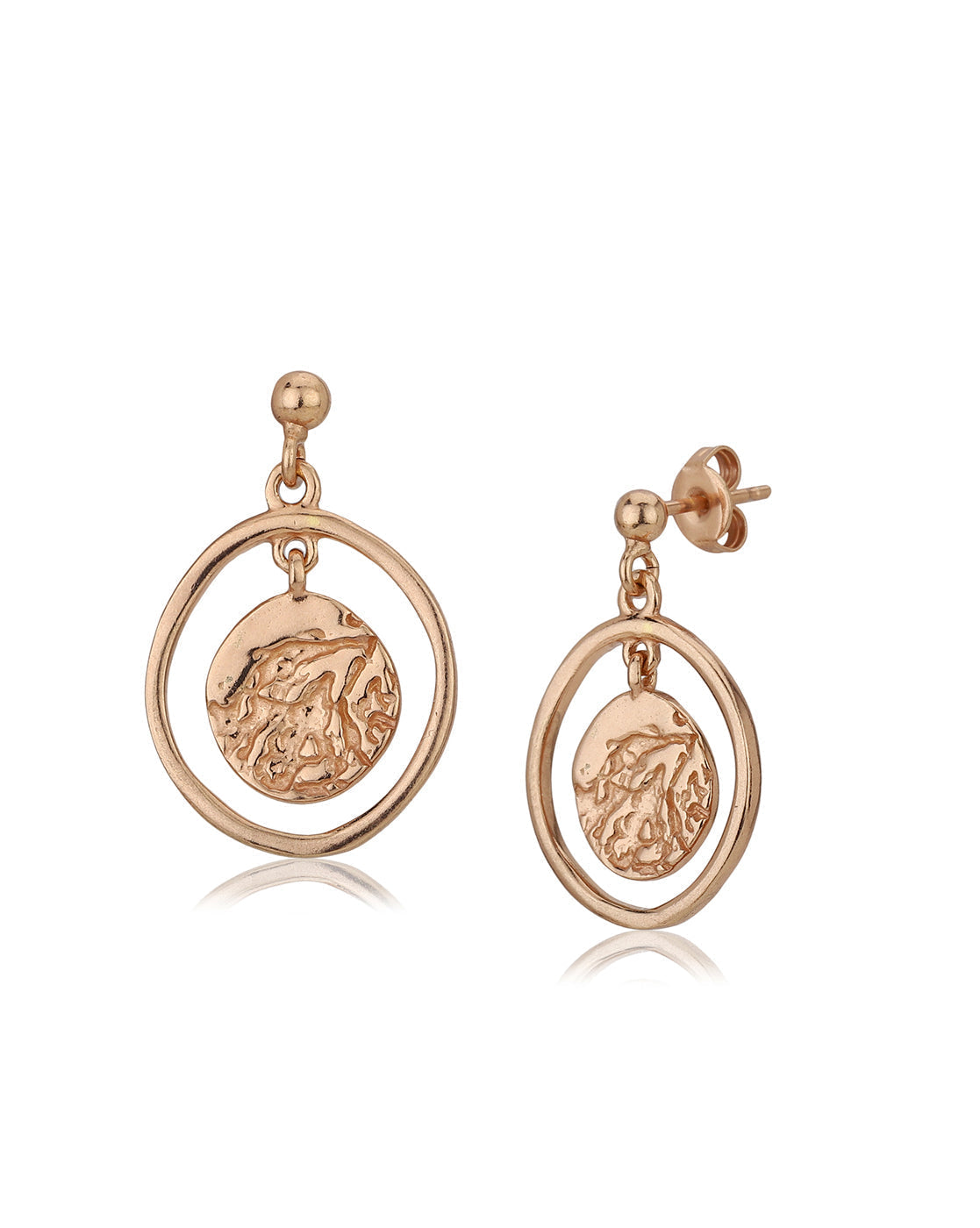 Set Of 2 Gold-Polished With Enamel Stud Earring For Girls - Wahe Jewels - Swadesiicart