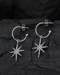 Rose Gold-Polished Heart Cz Hoop Earring For Women - Wahe Jewels - Swadesiicart