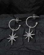 Rose Gold-Polished Heart Cz Hoop Earring For Women - Wahe Jewels - Swadesiicart