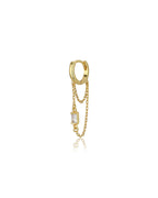 Set Of 3 Gold-Polished With Cz Stud Earring For Girls - Wahe Jewels - Swadesiicart