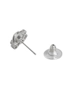 Rose Gold-Polished Cz Circular Stud Earring For Women - Wahe Jewels - Swadesiicart
