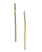 Set Of 2 Gold-Polished Contemporary Hoop Earring - Wahe Jewels - Swadesiicart
