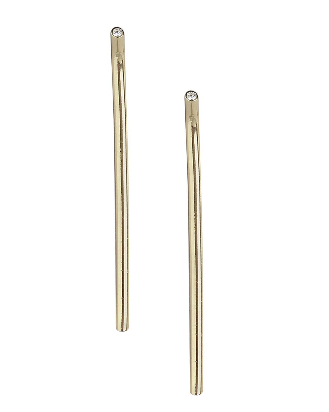 Set Of 2 Gold-Polished Contemporary Hoop Earring - Wahe Jewels - Swadesiicart