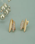 Fancy Cz Tassel Drop Earring With Rhodium Plated For Women - Wahe Jewels - Swadesiicart