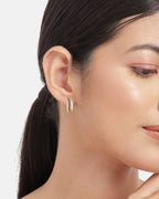 Fancy Cz Tassel Drop Earring With Rhodium Plated For Women - Wahe Jewels - Swadesiicart
