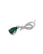 Gold-Polished & Pearl Cz Teardrop Fancy Stud Earring For Women - Wahe Jewels - Swadesiicart