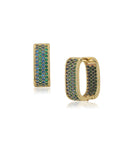 Set Of 2 Gold-Polished Trending Hoop Earring - Wahe Jewels - Swadesiicart