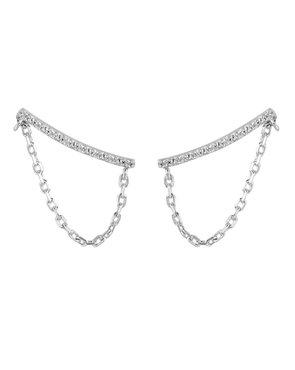 Gold-Polished With Cz Heart Petite Stud Earring For Women - Wahe Jewels - Swadesiicart