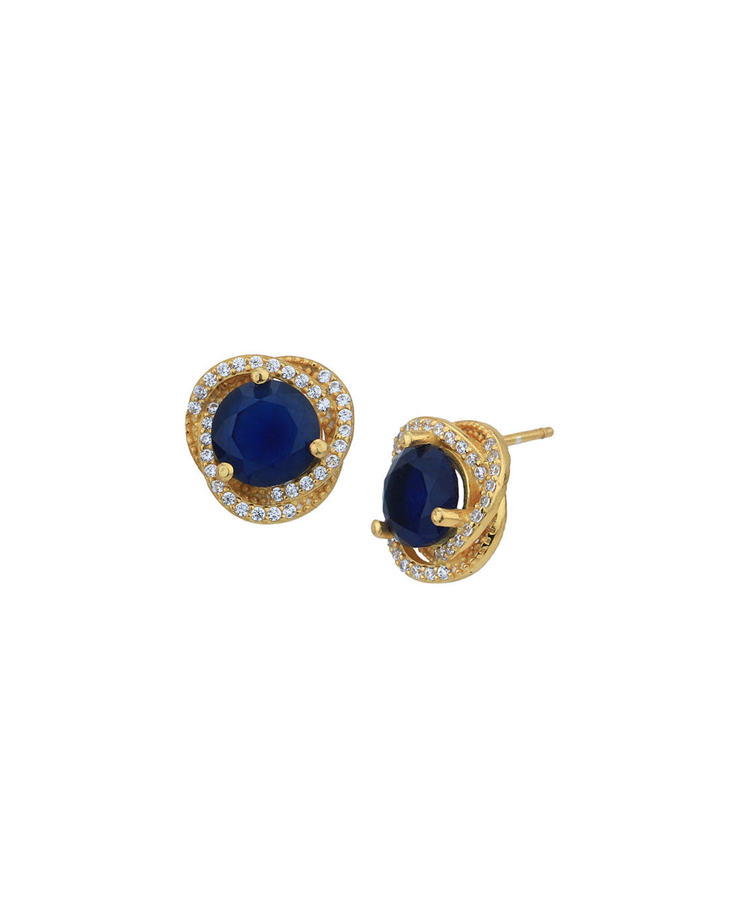 Green & Gold - Toned Circular Drop Earrings - Wahe Jewels - Swadesiicart