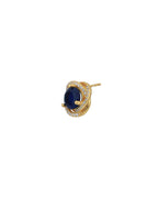 Green & Gold - Toned Circular Drop Earrings - Wahe Jewels - Swadesiicart